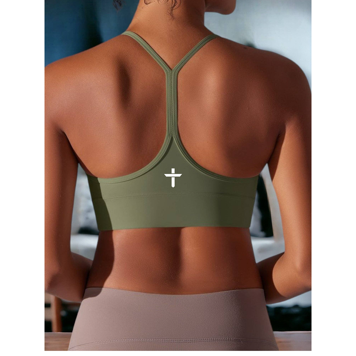 I-Shaped Back Yoga Wear Sports Bra