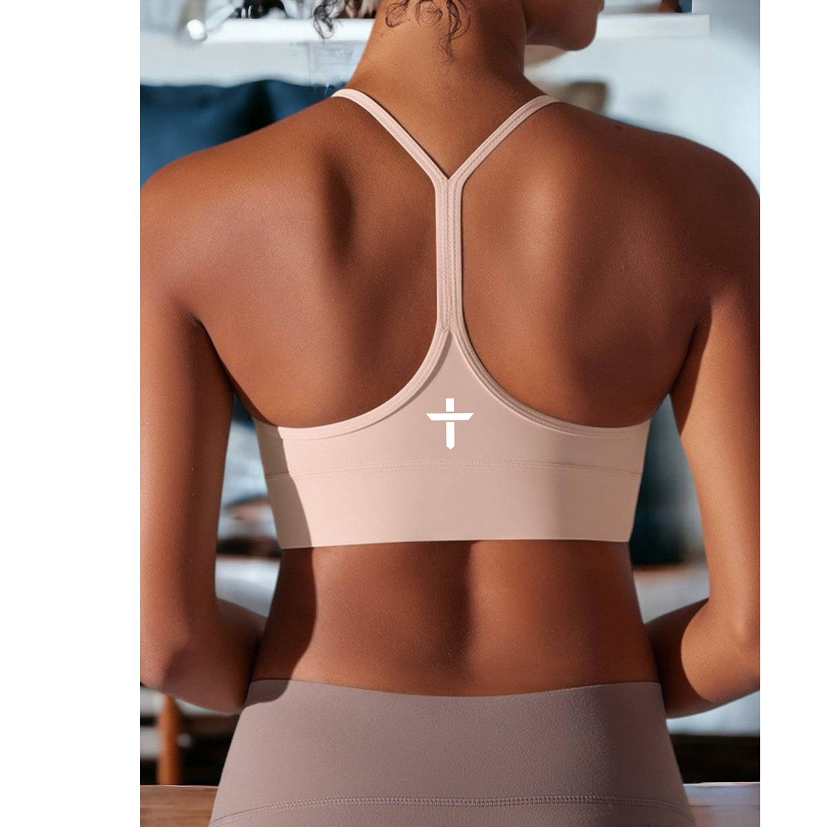 I-Shaped Back Yoga Wear Sports Bra