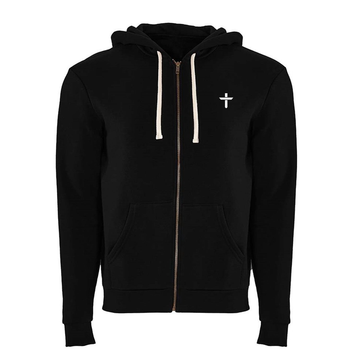 Cross Zip Hoodie